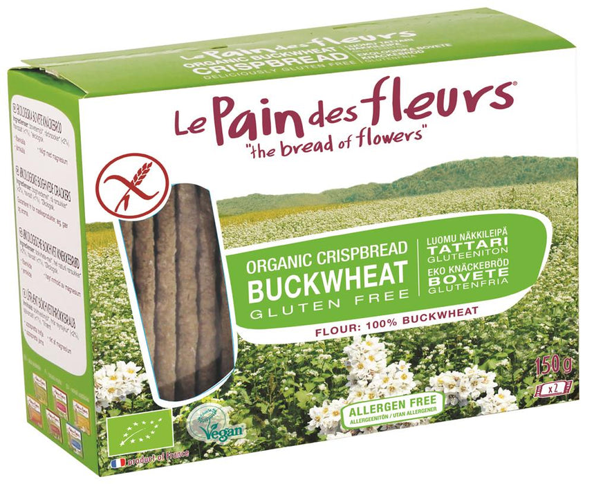 Le Pain des Fleurs Gluten Free Buckwheat Crispbread 150g