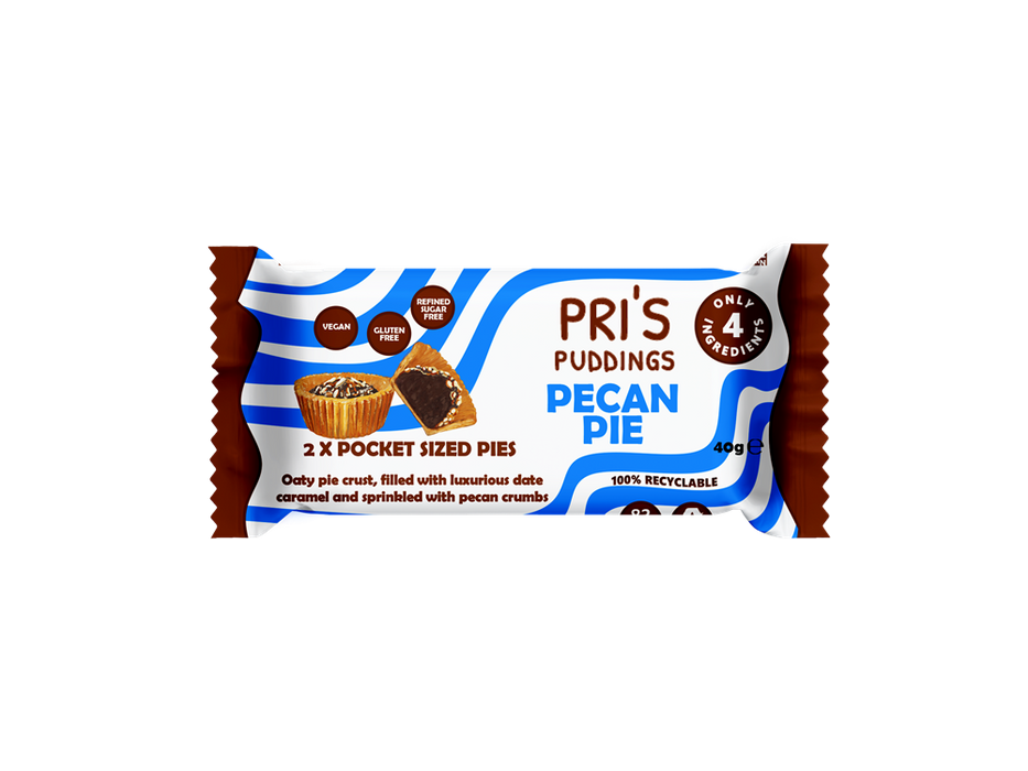 Pris Puddings Pocket Sized Pies - Pecan Pie 48g