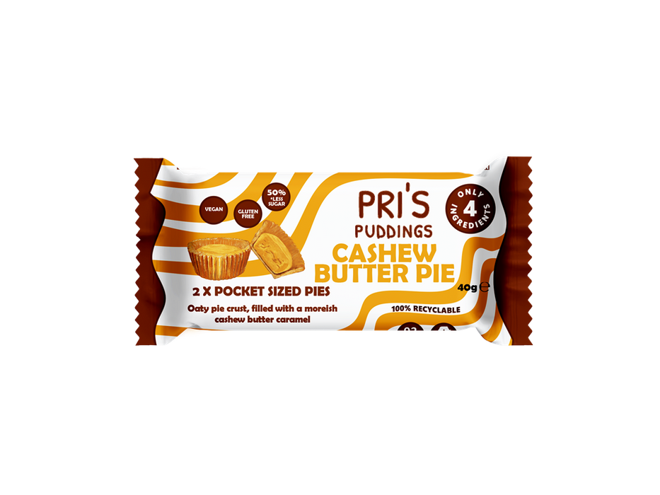 Pris Puddings Pocket Sized Pies - Cashew Pie 48g