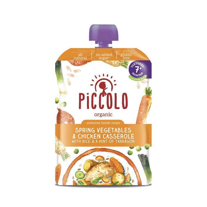 Piccolo Spring Vegetables & Chicken 130g