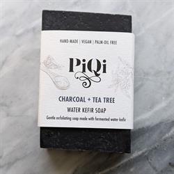 PiQi Kefir Soap Bar Charcoal Tea Tree 110g