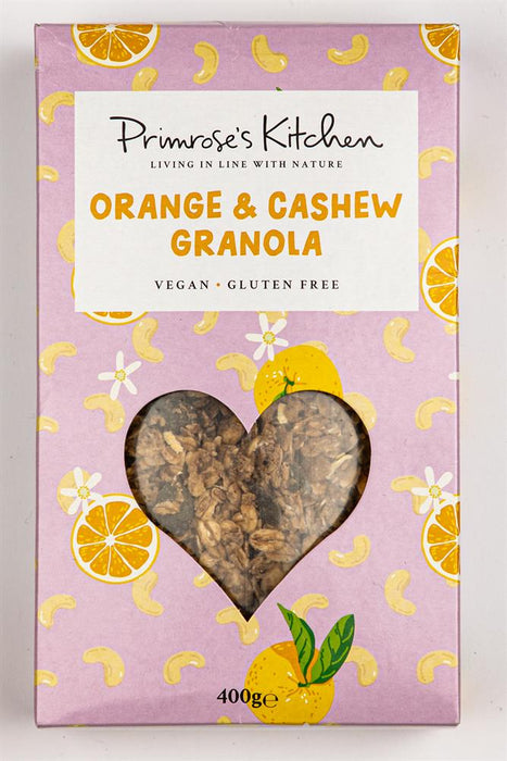 Primroses Kitchen Orange & Cashew Granola 400g