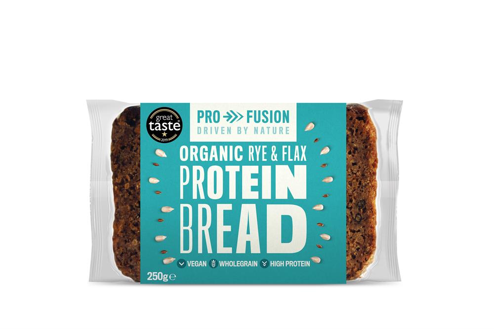Profusion Org Protein Bread - Rye & Flax 250g
