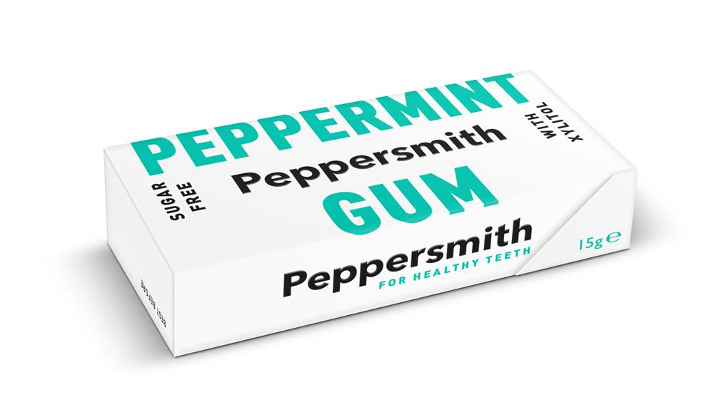 Peppersmith Peppermint Xylitol Gum 15g