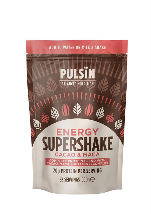 Pulsin Energy Cacao Maca Supershake 990g