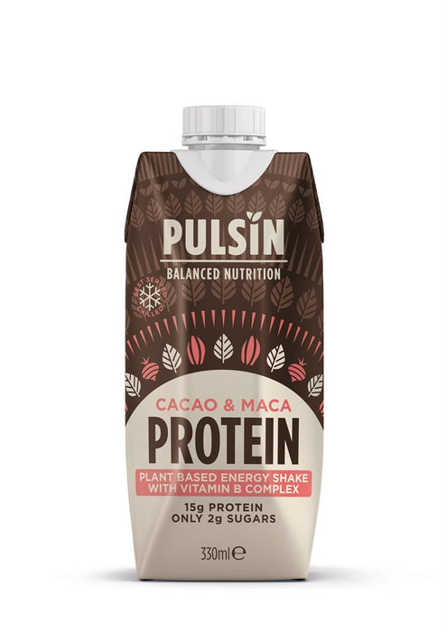 Pulsin Cacao & Maca RTD Protein Shake 330ml