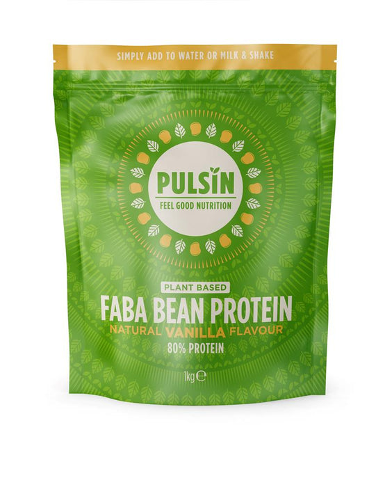Pulsin Vanilla Faba Protein Powder 1KG