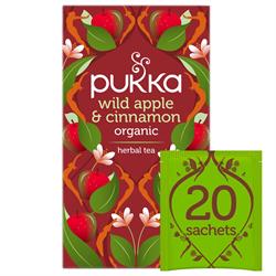 Pukka Organic Wild Apple & Cinnamon 20 Bags