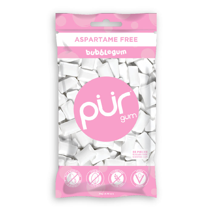 Pur Gum Bubblegum flavour Gum Bag 77g