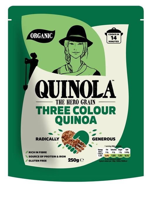 Quinola Organic Three Colour Quinoa 250g