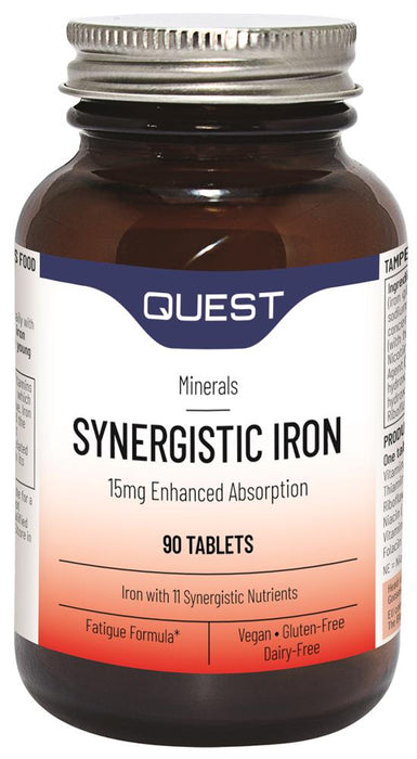 Quest Iron 15mg with vitamins & minerals 90 tabs