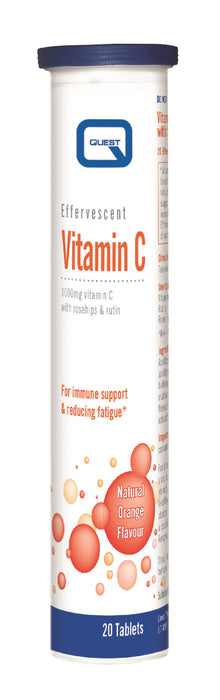 Quest Vitamin C Effervescent 1000mg 20 Tablets