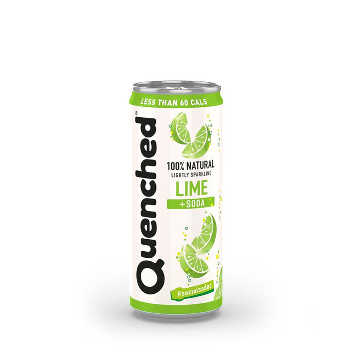 Quenched Quenched Lime + Soda 250ml
