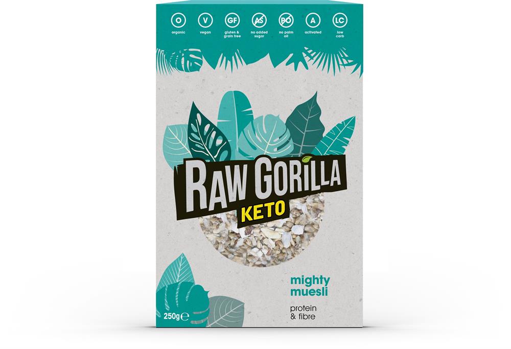 Raw Gorilla Raw Gorilla KETO Mighty Muesli 250g