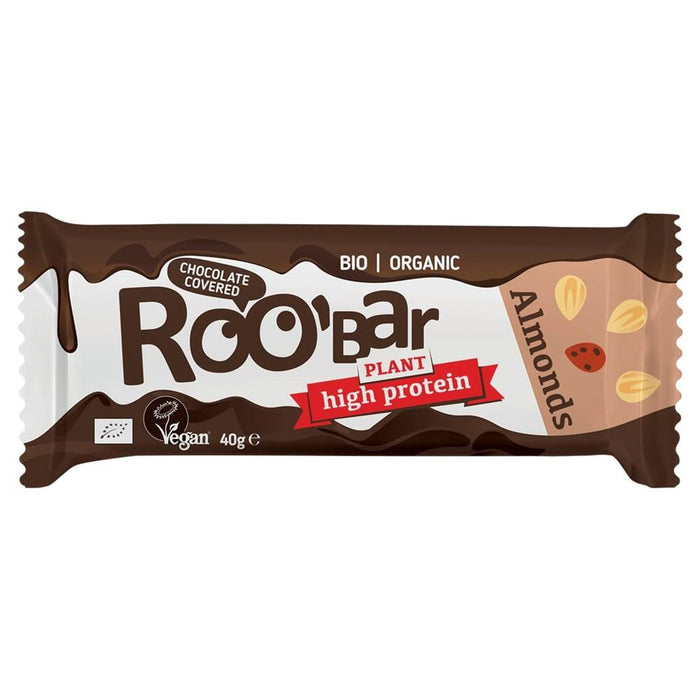 Roobar Chocolate Almond&Protein Bar 40g