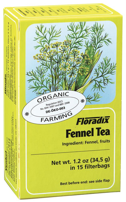 Floradix Fennel Herbal Tea 15 Bags