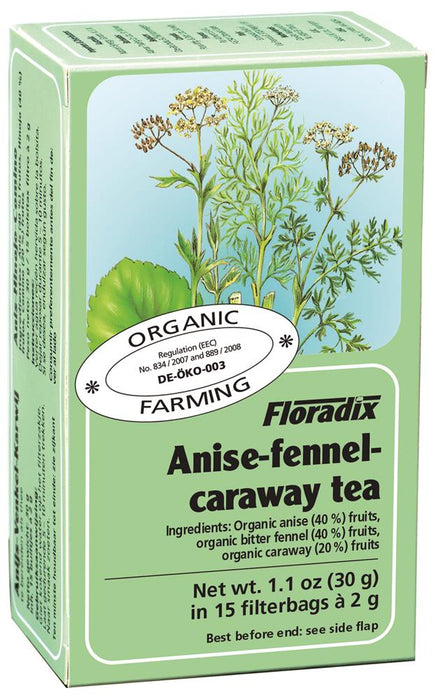Floradix Anise Fennel And Caraway Organic 15 Bags
