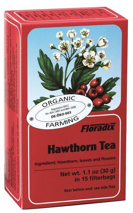 Floradix Hawthorne Organic Herbal Tea 15 Bags