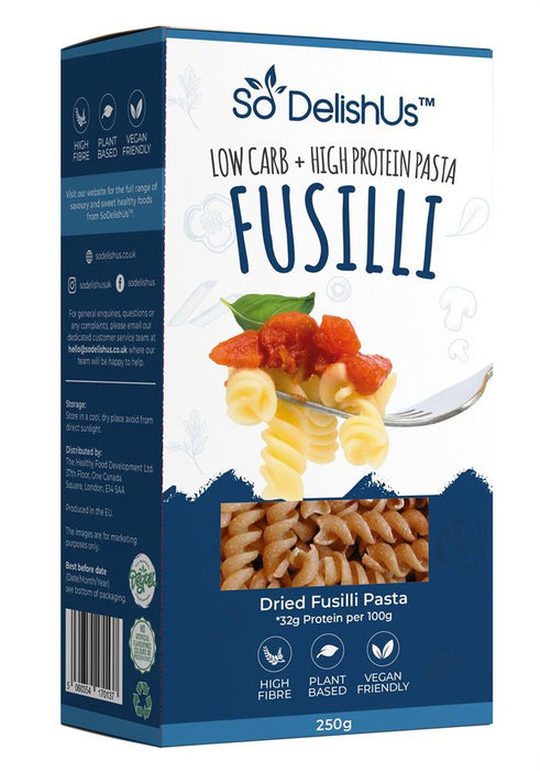 SoDelishUs Fusilli Dried Pasta 1 box