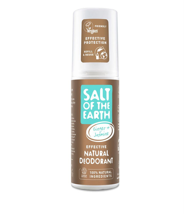 Salt Of the Earth Giner & Jasmine Spray Deodoran 100ml