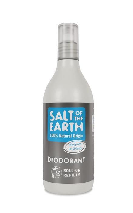 Salt Of the Earth Vetiver & Citrus Roll-On Refill Deodorant 525ml