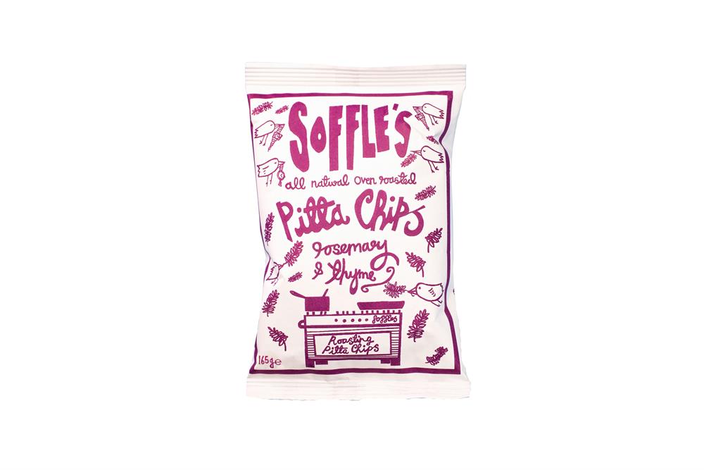 Soffles Pitta Chips Rosemary & Thyme Pitta Chips 165g