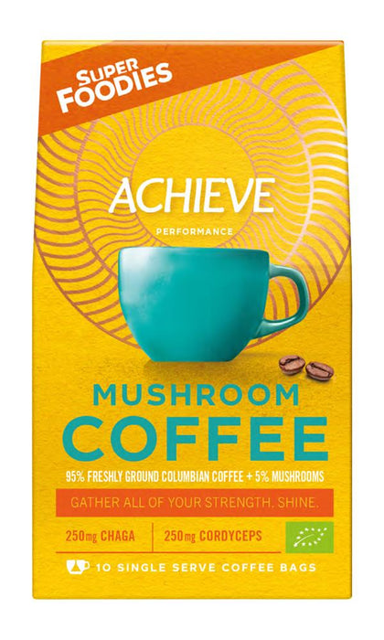 Superfoodies Mushroom Coffee Achieve 10 sachet