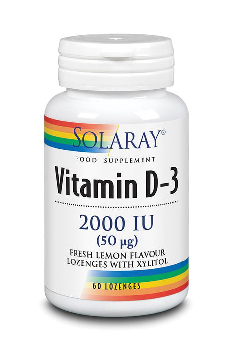 Solaray Vitamin D3 Lozenge 60 capsule