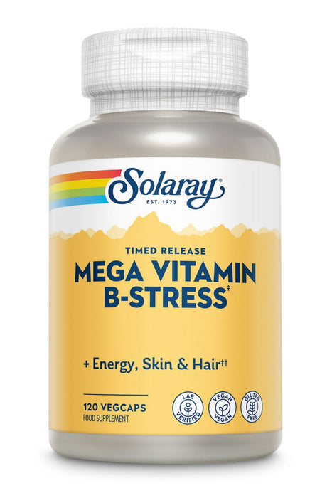 Solaray Mega Vitamin B Stress 120vegicaps