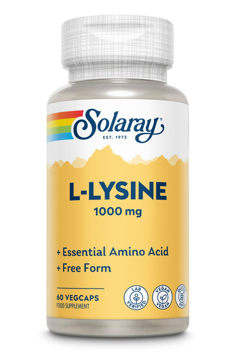 Solaray L-Lysine Free Form 500mg 60vegicaps