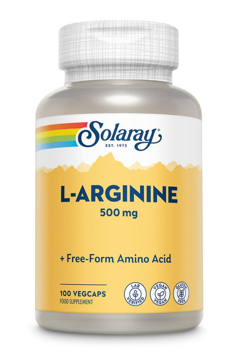 Solaray L-Arginine Free Form 100vegicaps