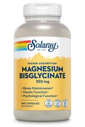 Solaray Magnesium Bisglycinate 350mg 240 Capsules