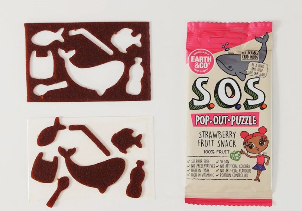 SOS Strawberry Dried Fruit Puzzle 20g