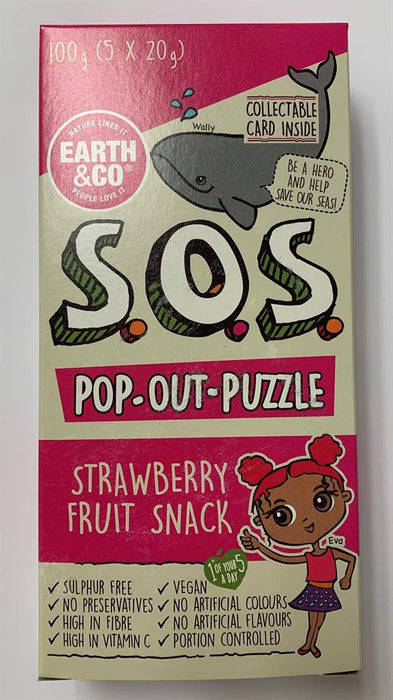 SOS Strawberry Dried Fruit Puzzle 100g