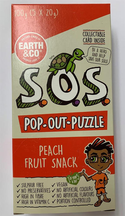 SOS Peach Dried Fruit Puzzle 100g
