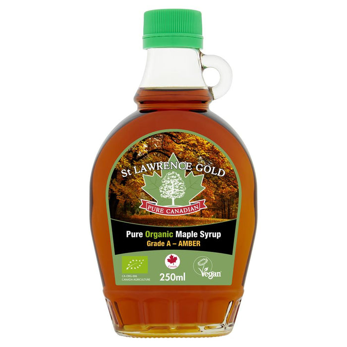 St Lawrence Gold Org Amber Maple Syrup 250ml