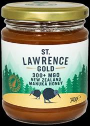 St Lawrence Gold Manuka Honey 300+MGO 340g