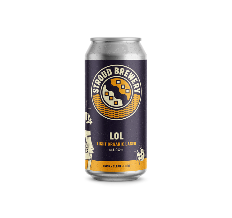 Stroud Brewery Light Organic Lager 4% ABV 440ml