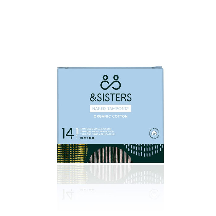 &SISTERS Organic Cotton Tampons - Heavy x 14