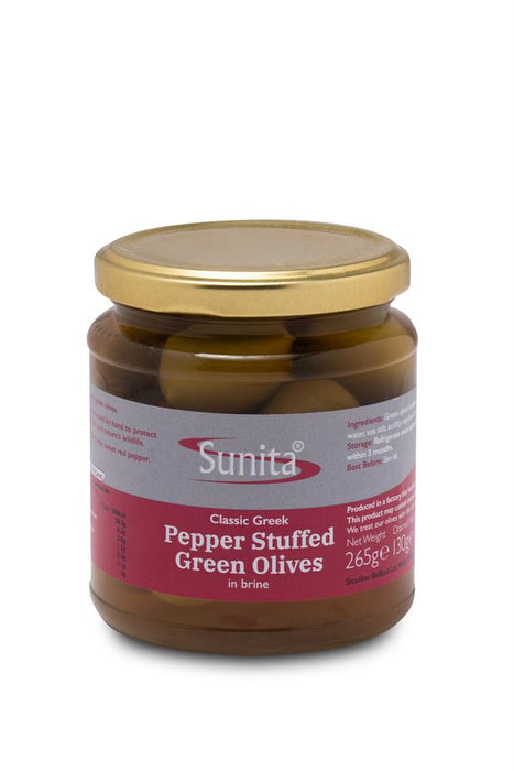 Sunita Sunita Pepper Stuffed Olives 275g