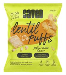Saved Mature Cheese Lentil Puffs 25g