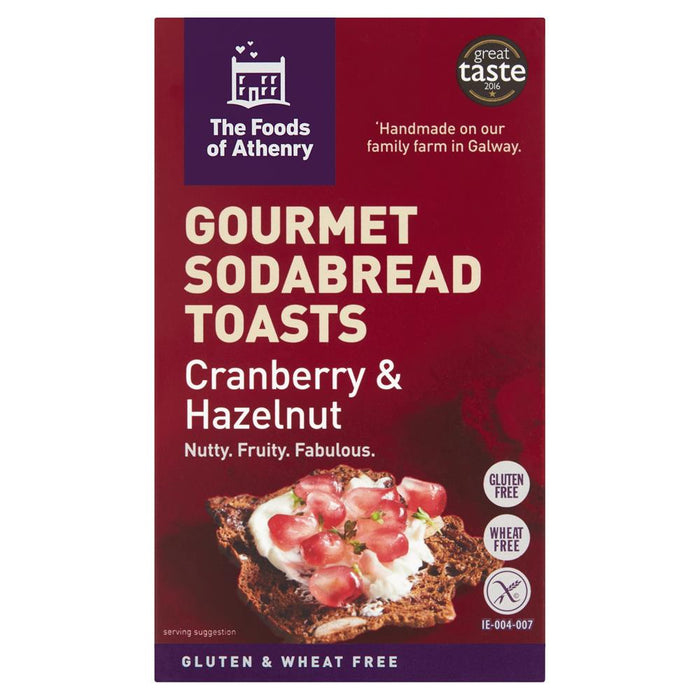 The Foods Of Athenry Cranberry & Hazelnut Toasts 110g