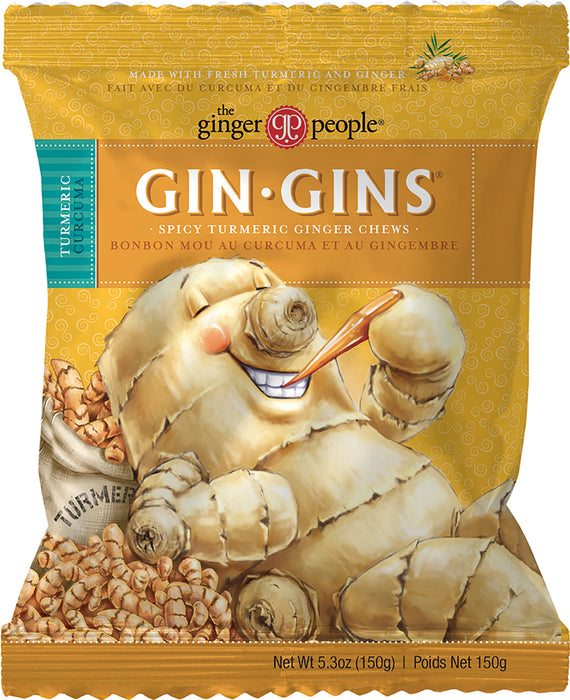 The Ginger People Gin Gins Spicy Turmeric Ginger 150g