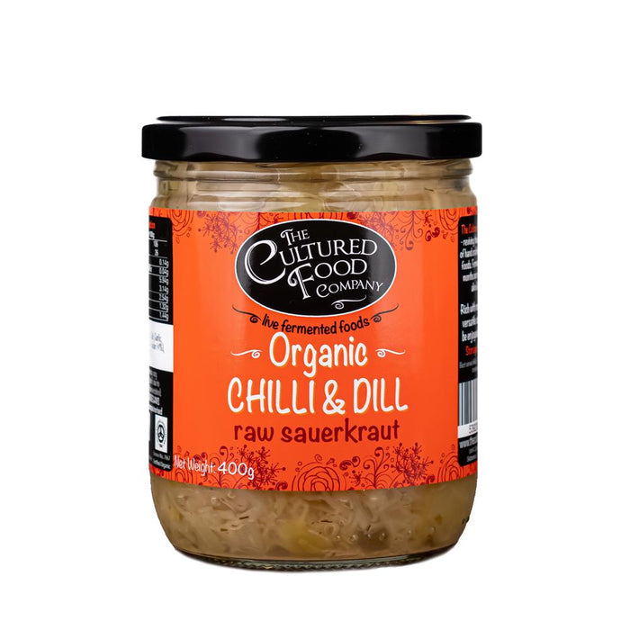 The Cultured Food Company Chilli & Dill Sauerkraut 400g