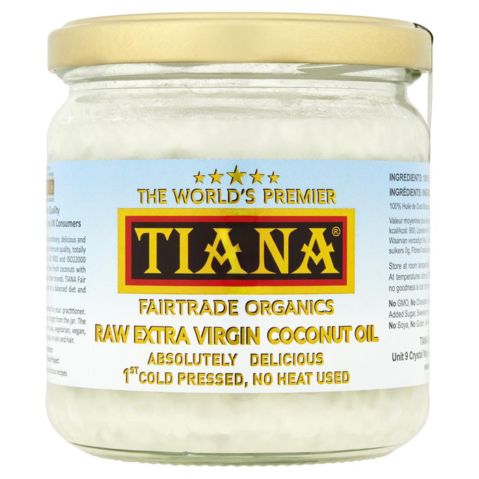 Tiana Raw Extra Virgin Coconut Oil 350ml