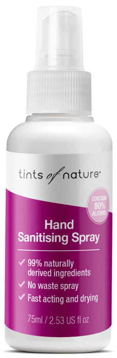Tints of Nature Hand Sanitising Spray 75ml 75ml