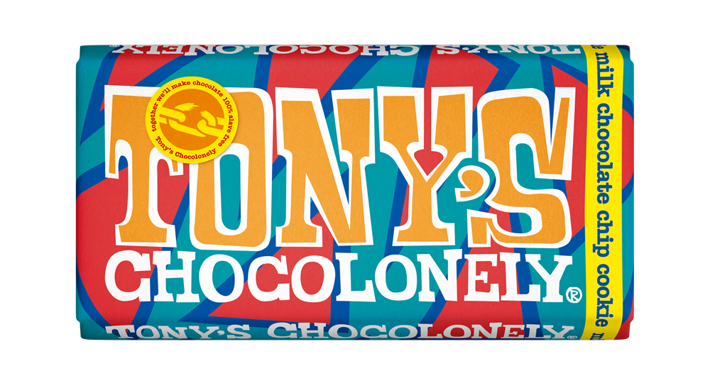Tonys Chocolonely Milk Choc Chip Cookie 180g