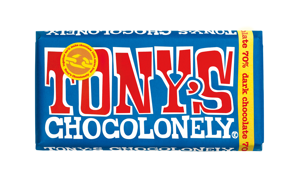 Tonys Chocolonely 70% Dark Chocolate 180g