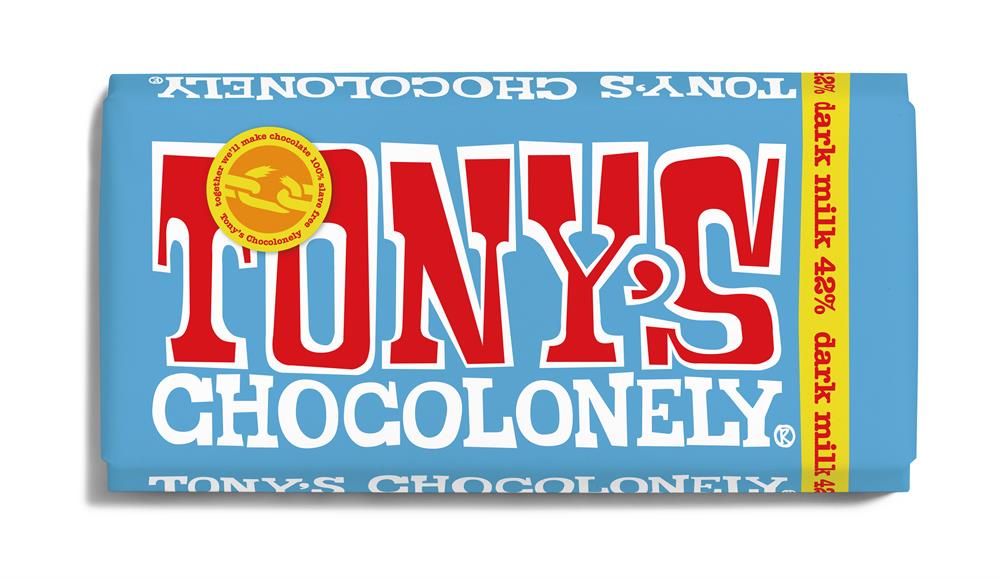Tonys Chocolonely Dark Milk 42% 180g