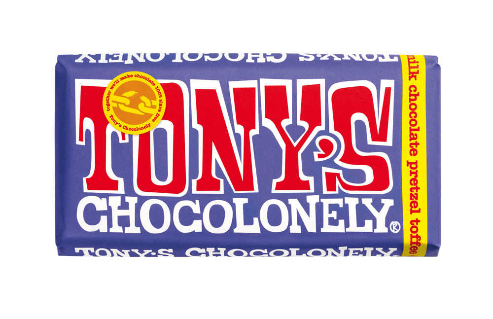 Tonys Chocolonely Dark Milk Pretzel Toffee 180g